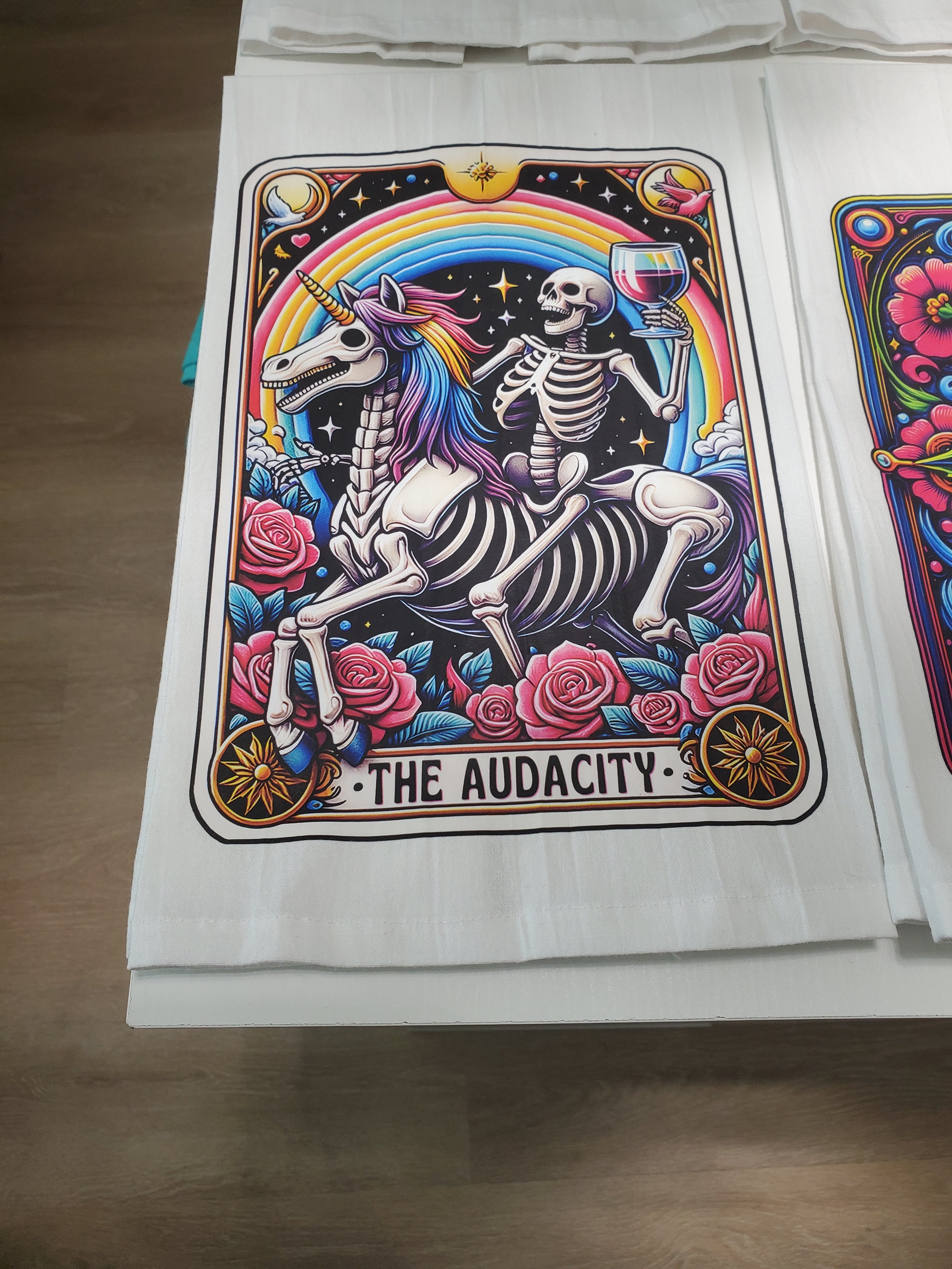 Set of 5 Tea Towels - Tarot Cards